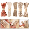 thumbnail image 3 of SPRING Vintage Hessian Ribbon with Lace Trim 5m Roll for Gift Wrapping and Party Decor C, 3 of 4