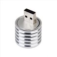 thumbnail image 2 of 5X Aluminio 3W LED USB Enchufe de Lampara Linterna Proyector Luz, 2 of 5