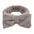 thumbnail image 2 of VJGBEGW Spa Headband for Washing Face Microfiber Makeup Headbands for Women Bow Shower Hair Band Gray2, 2 of 2