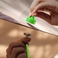 thumbnail image 4 of Gancho magnético tienda de campaña mosquetón en forma de D accesorios para acampar al aire libre verde, 4 of 8