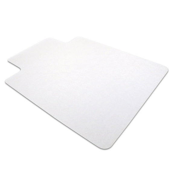 Deflecto DuraMat 45 x 53 Chair Mat for Low Pile Carpet, Rectangular with Lip