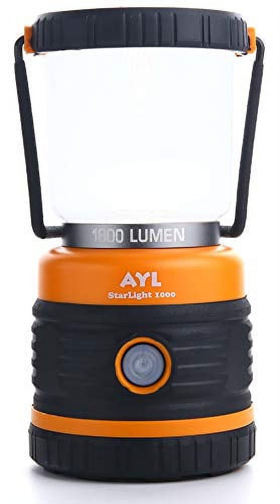 Camping Lantern Rechargeable, LED Camping Flashlight with 1200LM, 4800  Capacity Battery Powered, Portable Camping Light 12h Standby, 4+4 Modes for