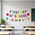 thumbnail image 5 of 9.84 Ft Welcome Banner,Colorful Glitter Pre-strung Cardstock Hanging Decor for Teacher Office Home Semester Begin Party, 5 of 6