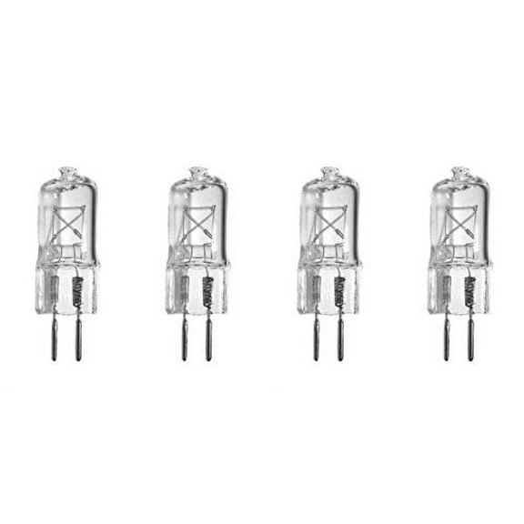 (4)-Bulbs 25 Watt G6.35 120V 25W GX6.35 110 Volt 25Watt Bi Pin T4 Halogen Light Bulb Anyray A1601Y