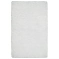 thumbnail image 2 of Vista Living Shag Rug Collection Solid Print Contemporary Area Rug, White, 2 of 4