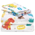 thumbnail image 1 of Juego completo de sábanas para niños Joiedomi Dinosaur Soft Microfiber, 1 of 7