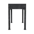 thumbnail image 5 of Butler Specialty Company Chatham Raffia And Wood 2-Drawer Desk - Charcoal Raffia, 5 of 9