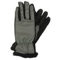 thumbnail image 2 of Isotoner Smart Touch Womens Gray Micro-Check Tech & Text Gloves Smartouch XS/S, 2 of 2