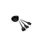 thumbnail image 1 of Vogacara Tazón de cepillo para teñir el cabello, cepillos de plástico profesional para el cabello, cubierta para la oreja, accesorios para el cabello, Cuidado del cabello tipo 8 Vogacara CE011939-08B, 1 of 5