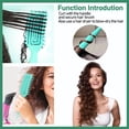 thumbnail image 2 of Curl Defining Brush,Curly Hair Brush,Curl Brush for Curly Hair,Vented Hair Brush for Detangling,Shaping and Defining Curls,Reduce Pulling(Green), 2 of 4