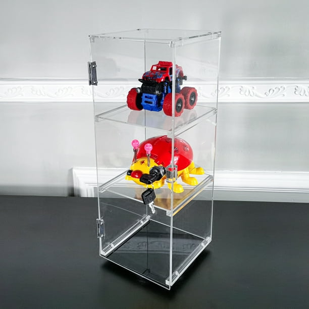 Vitrine Rotative à Main en Acrylique, Modèle Lego, Présentoir de Jouets  Domestiques