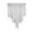 White, variant on deevoka Beaded Window Valance Decor Swag Curtain Valance for Country Basement Window Black