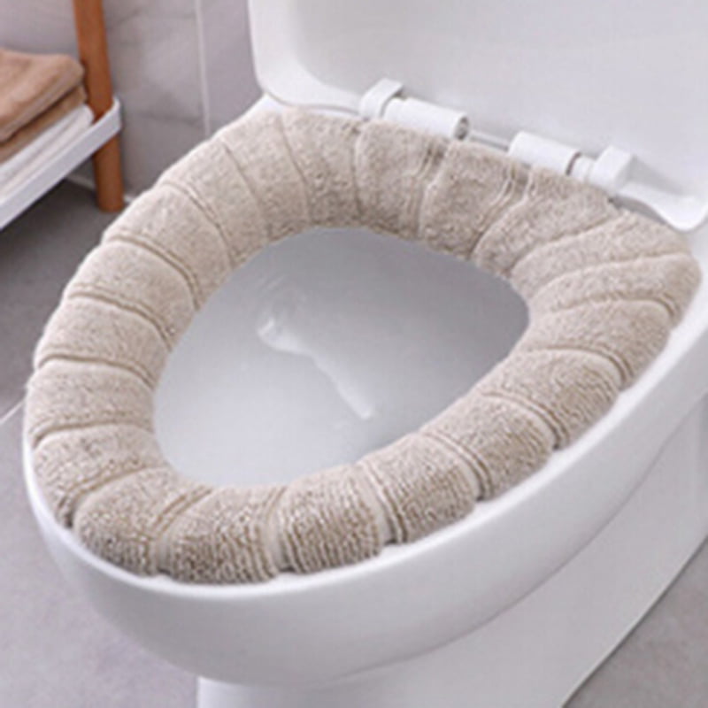 Soft Bathroom Toilet Seat Closestool Washable Warmer Mat Cover Pad Cushion USA