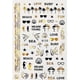 thumbnail image 1 of Nail stickers self-adhesive decals 3 3 3, 1 of 5