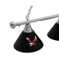 thumbnail image 2 of Eastern Washington University 3 Shade Billiard Light with Chrome FIxture, 2 of 5