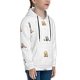 thumbnail image 3 of Daiia Rabbit Blowing Dandelions for Boys Fashion Hoodies & Sweatshirts with Kangaroo Pocket,Hooded Sweatshirt for Kid, Breathable& Moisture Wicking-X-Large, 3 of 6