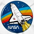 thumbnail image 2 of NASA Retro Vintage Space Shuttle Cool Unisex Plus Fleece Graphic Sweatshirt Brisco Brands 5X, 2 of 5