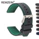 thumbnail image 2 of 20mm Correa de reloj de silicona premium compatible adecuada Correa de reloj de goma de liberación rápida 20 mm 22 mm 24 mm Correa de reloj Correa de reloj de repuesto Reloj verde, 2 of 4