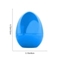 thumbnail image 3 of Nkmbld Large Plastic Easter Eggs, Colorful Empty Eggs Fillable for Filling Treats Easter Party Favor Hunt Basket Stuffers Fillers Prize Supplies Toy, Blue, 3 of 8