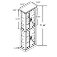 thumbnail image 7 of Glass Wine Cabinet with Sophisticated Lighting System - Showcase Wines in Style, 7 of 7