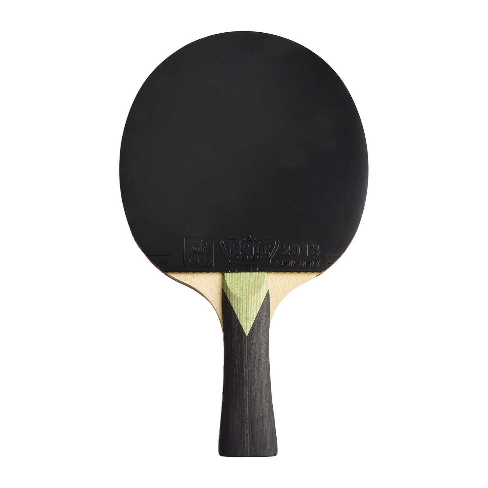 1Pc Table Tennis Racket Strong Spin Control Ping Pong Rackets 7 Ply Wood Bat Fl Long Handle Colorful With Case Green Fangkenuo