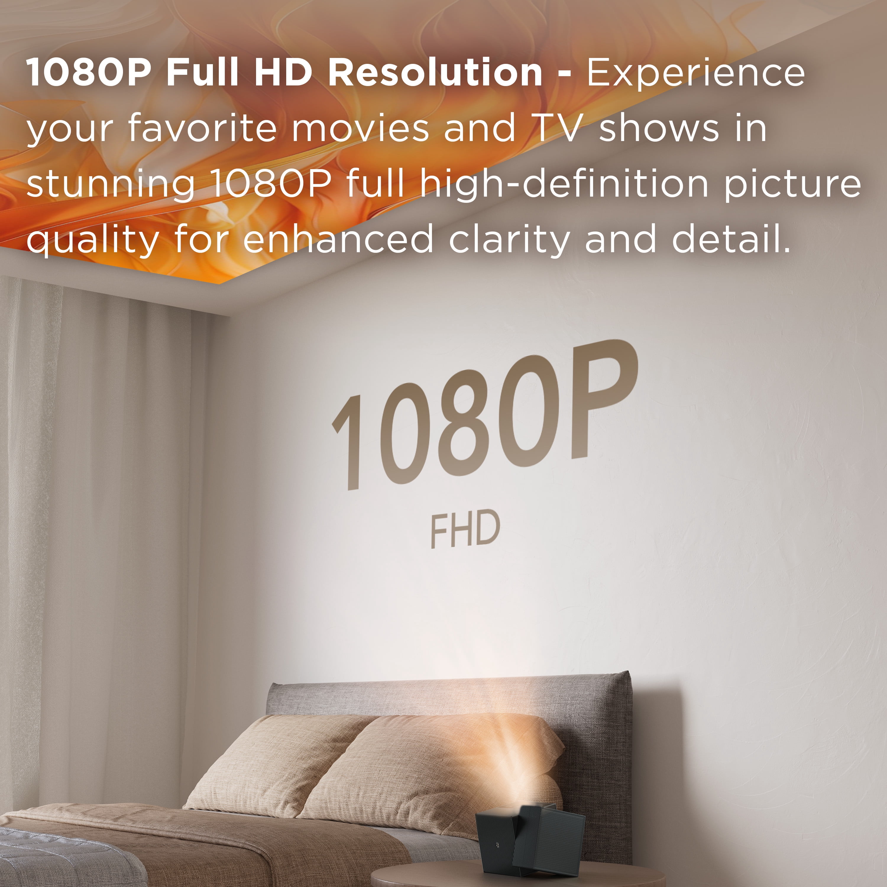TCL PlayClube 1080P Portable Smart Projector with Google TV (New) - Magic Cube Design with 2.5 Hr Battery, 750 ISO Lumens, Dolby Audio, Auto Focus, Auto Keystone, and up to 150” Screen Size - P30D8F