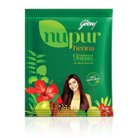 Nupur Henna Natural Mehndi for Hair Color with Goodness of 9 Herbs 120 Grams (4.23 (Best Henna Powder For Mehndi)