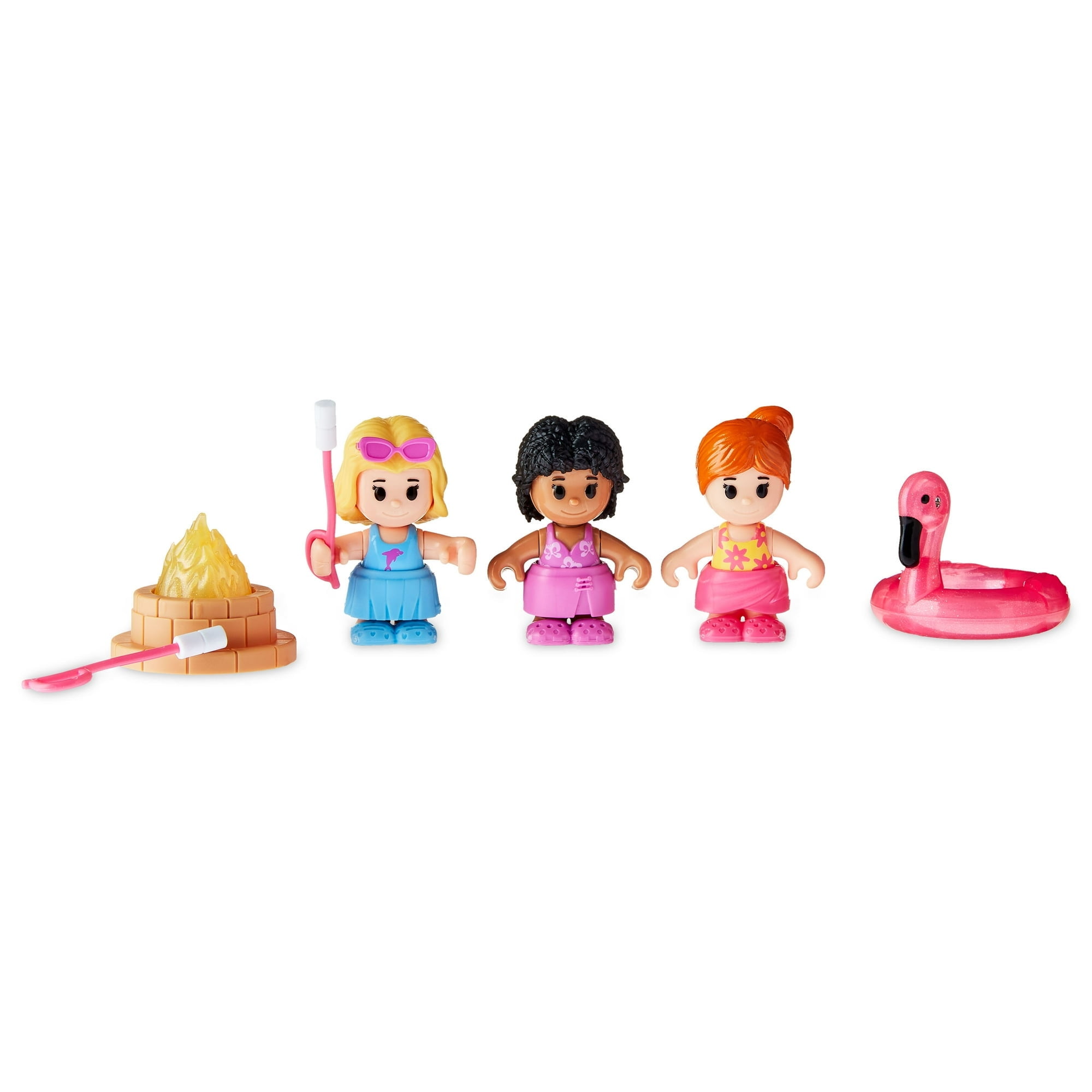 Kid Connection Pool Party Doll House with Lights and Sounds, 44 Pieces, Toddler Toys, KID CONNECTION PL KC BEACH HOUSE