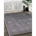 thumbnail image 3 of Ahgly Company Machine Washable Indoor Rectangle Industrial Modern Carbon Gray Area Rugs, 2' x 3', 3 of 7