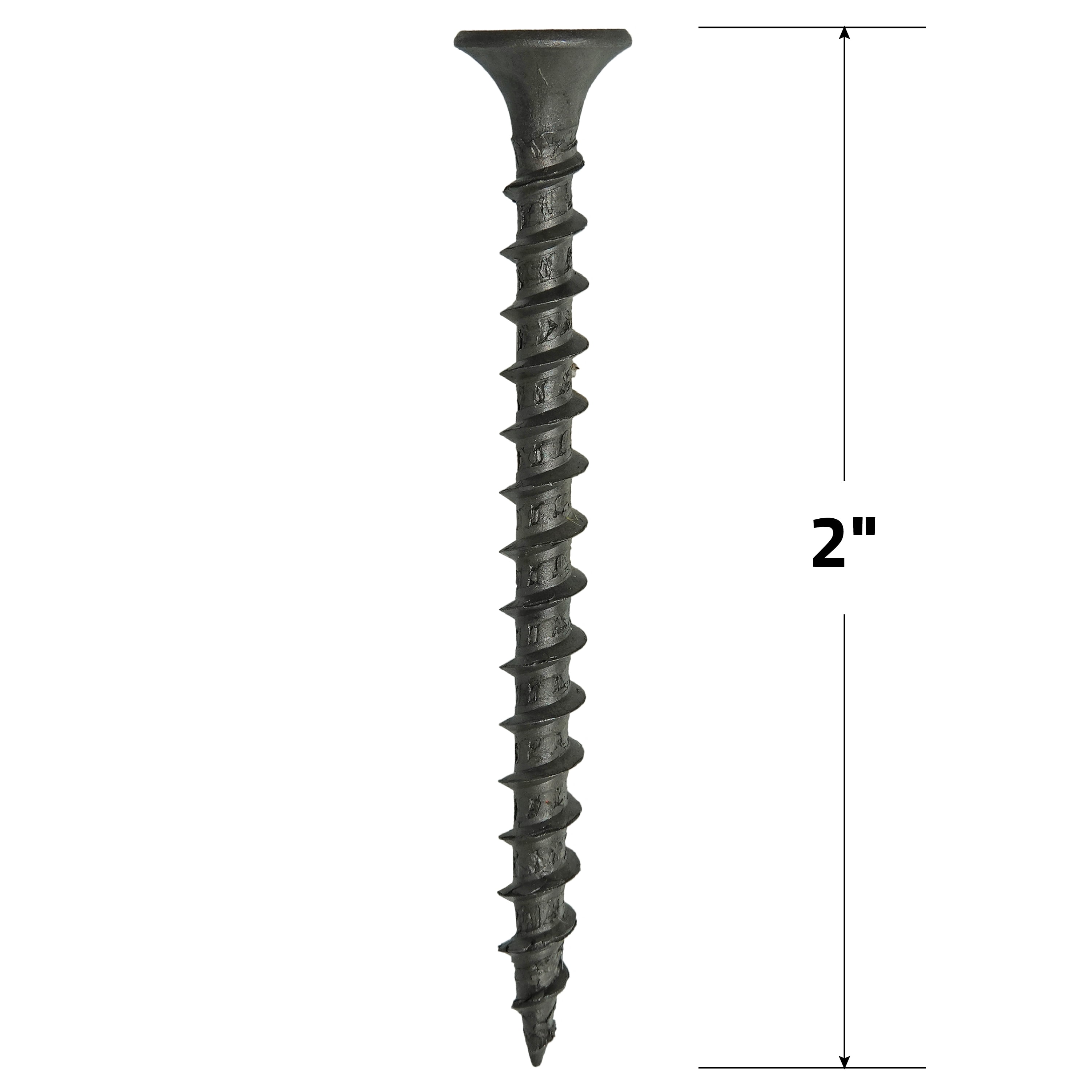 (3 pack) Grip-Rite #6 x 2 in. Phillips Bugle-Head Coarse Thread Sharp Point Drywall to Wood Screw 1 lb.