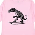 thumbnail image 4 of Inktastic Funny Alligator on Skateboard Boys Long Sleeve Toddler T-Shirt, 4 of 5