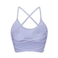 thumbnail image 6 of Sports Bra for Women, Longline Padded Strappy Sports Bras Medium Support Yoga Gym Running Workout Crop Tank Tops, 6 of 7