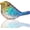 Multicolor, variant on Glass Birds Figurines, Handmade Blown Bird Figurine, Crystal Glass Animal Collectible for Bird Lover, Desktop Home Decor Gift