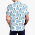 thumbnail image 3 of Balery Funny Chicken Printed Men’s Short Sleeve Polo Shirt, Midweight Men's Shirt,Golf Polo shirts -4X-Large, 3 of 8
