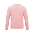thumbnail image 2 of XUNZOO Kids Boys Girls Solid Color Thermal Underwear Tops Turtleneck Baselayer Warm T-Shirt Long Pink 140, 2 of 6