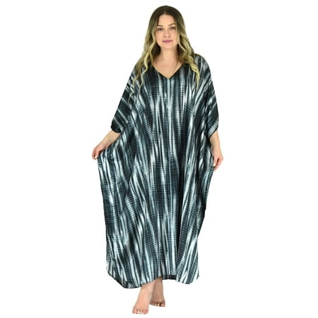 

Up2date Fashion s Women s Caftan / Kaftan Black Geometric Print One Size Style Caf-ND10C2