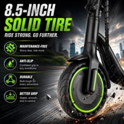 Electric Scooter for Adults, Youth & Big Kids – 19 MPH, 19 Miles Range, Foldable E Scooter with App Control, Dual Braking & Lights, Lightweight Commuting Scooter