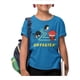 thumbnail image 3 of Playera Fan Army Justice League Talla 10 faster manga corta azul turquesa, 3 of 4