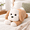 Brown Dog, variant on 20" 4 Pound Black Cat Weighted Stuffed Animal with Unscented Heatable/Coolable Pad