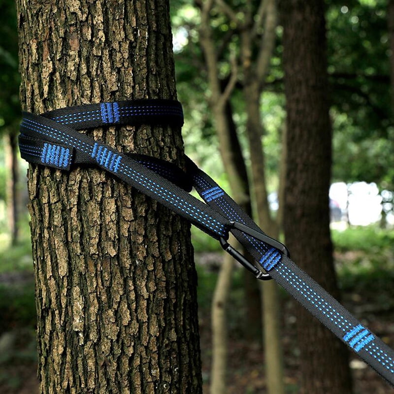 2 PCS  Adjustable Outdoor Tree Hanging Yoga Hammock Straps Tied Rope Belt 