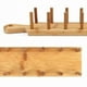 thumbnail image 3 of Taco Holder Stand, Bamboo Taco Holder Stand Tray Rack Holds Up To 8 Tacos Each, For Serving Up Tacos Trays, 3 of 5