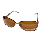 Lucky Brand RX-able Women's Rectangle Shiny Sunglasses, Light Brown