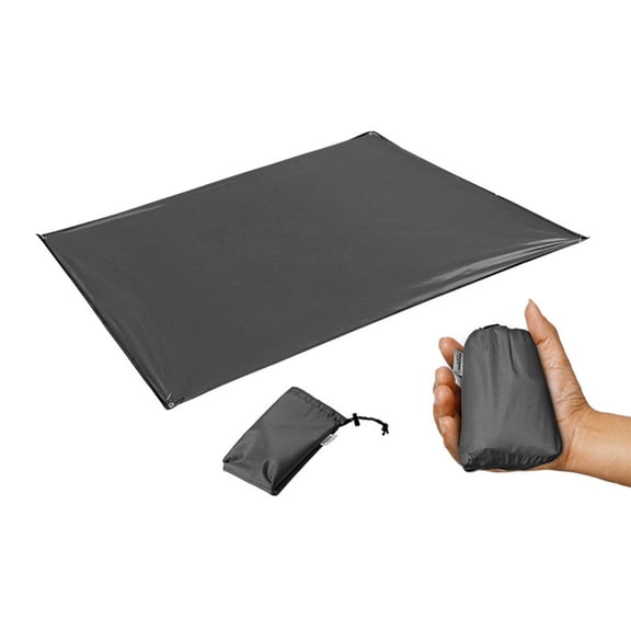 Leodye 1PCS Multifunctional Outdoor Camping Awning - Rainproof/Damp-proof Mat, Can Be Used as Raincoat -59.05x49.24in