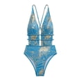 thumbnail image 6 of Lumosvexa Women Bathing Suits for Womens 2 Piece Swimsuit Swimwear Blue Size L, 6 of 9