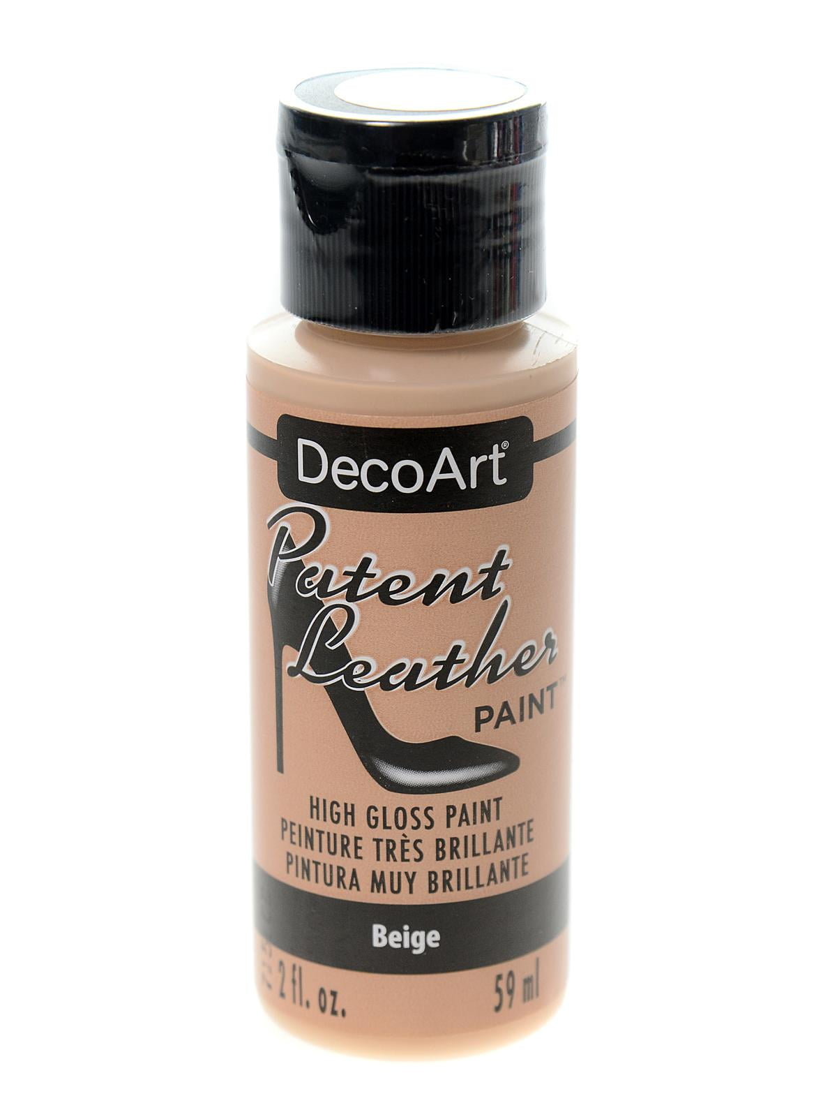 Patent Leather Paint beige, 2 oz. (pack of 6)