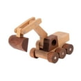 thumbnail image 2 of Zxpjkyu Wood Car Toy Engineering Vehicle Model for Kids Decor Figurine Fine Motor Skills Style D, 2 of 9