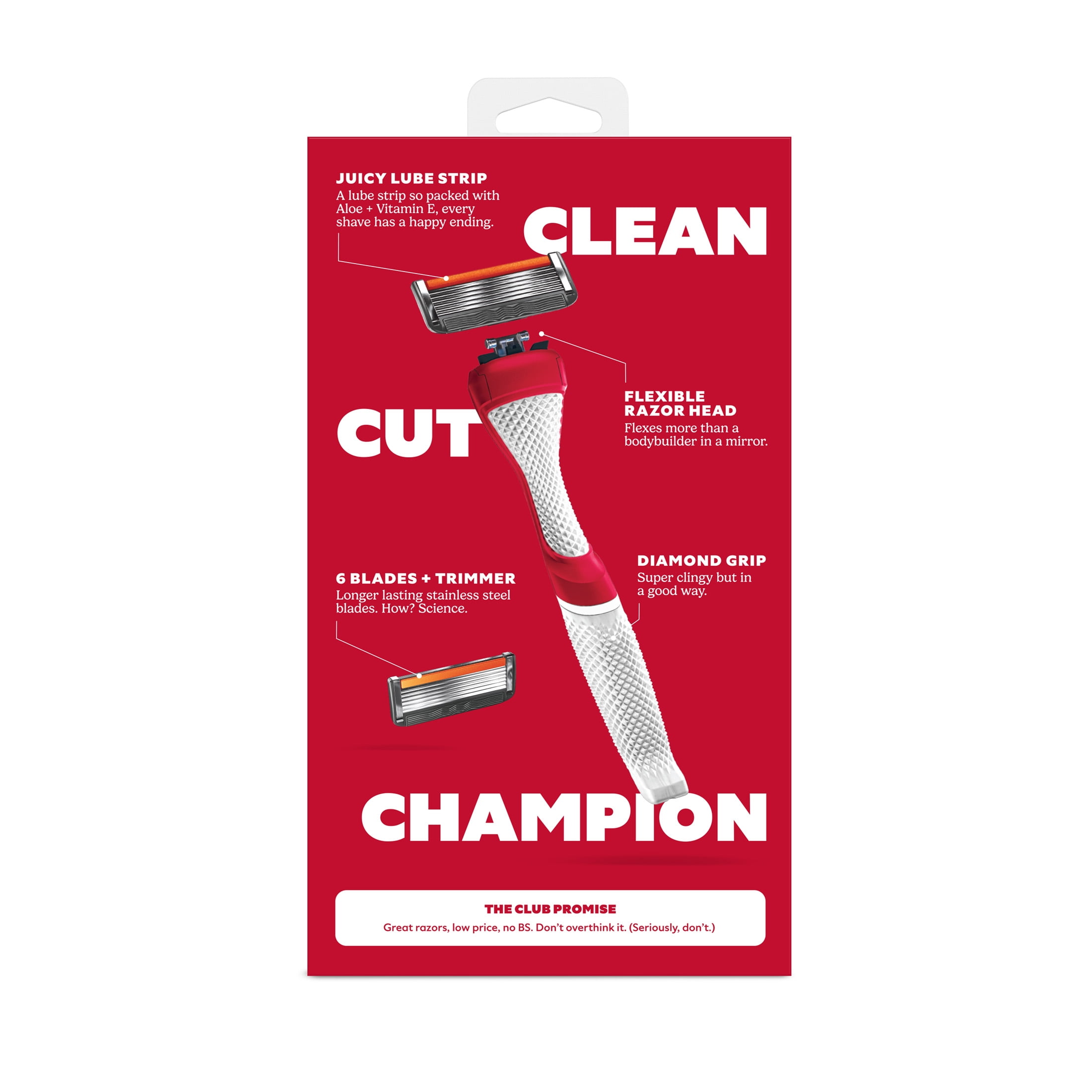 Dollar Shave Club Wisconsin 6-Blade Razor Starter Set