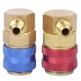 thumbnail image 1 of Sonew Air Conditioning Quick Coupler,R134A Air Conditioning Quick Coupler 90 Degree Connector Adapter Accessories Not Adjustable,Air Conditioning Quick Connector, 1 of 10