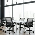 thumbnail image 2 of NEO CHAIR Ergonomic Office Chair, Lumbar Support Mid Back, Mesh Home Office Computer Desk Chair with Armrests, Black, 2 of 10