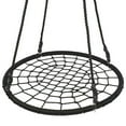 thumbnail image 3 of SONGMY 48 inch Round Tree Web Spider Swing, Durable Net Platform Kids Play Set with Hanging Straps, 3 of 10